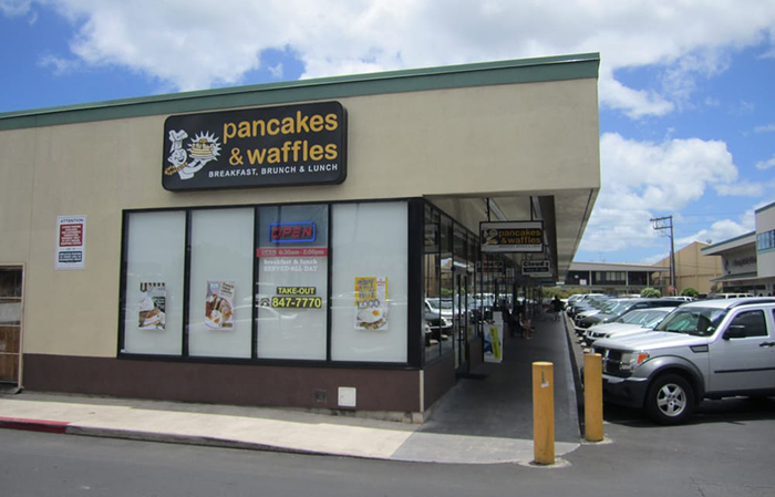 Pancakes & Waffles（パンケーキ＆ワッフルズ）の場所は？
