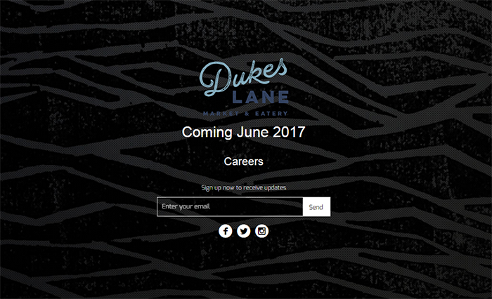 Dukes Lane Market & Eatery（デュークス・レーン・マーケット＆イータリー）オープンは？