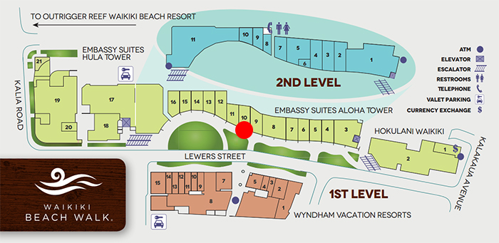 Wyland Galleries Beachwalk Waikiki（ワイランド・ギャラリー・ビーチウォーク・ワイキキ）