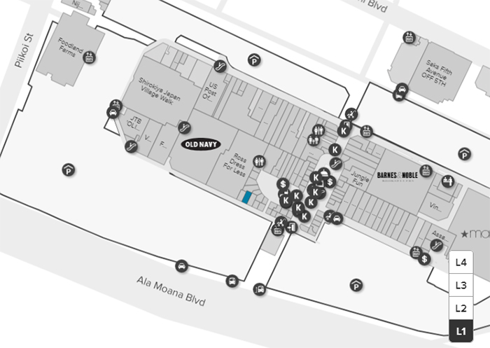 Mr. Tea Cafe Ala Moana Center Street Level（ミスター・ティー・カフェ アラモアナ・センター・ストリートレベル店）