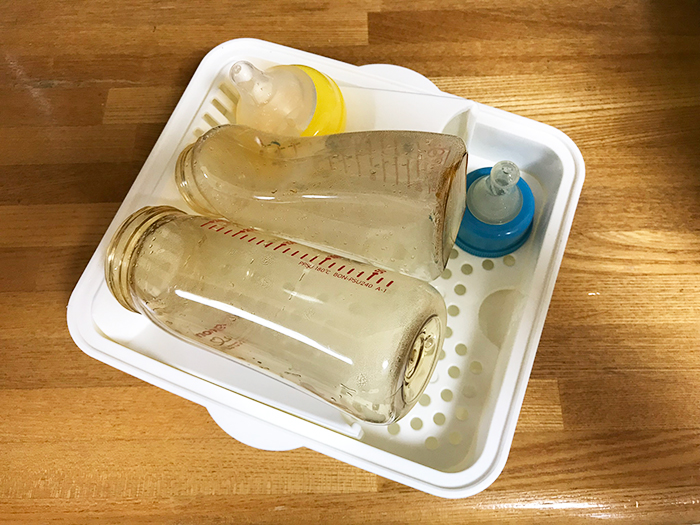 電子レンジ用 哺乳瓶消毒器