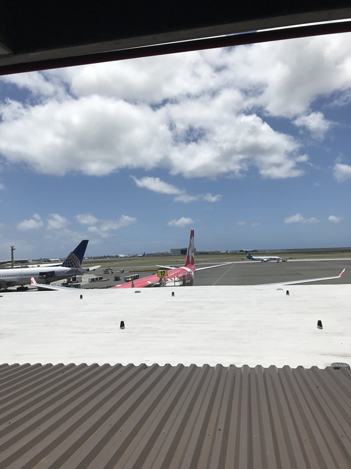 無事にホノルルに到着