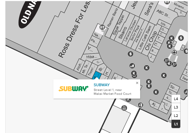 SUBWAY（サブウェイ アラモアナ店）